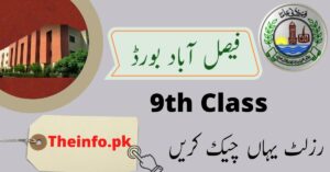 9th Class Result Check Online