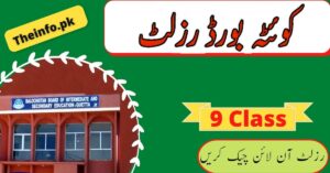 9th Class Result Check Online