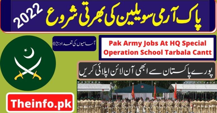 Pak Army Civilian Jobs 2022 apply now
