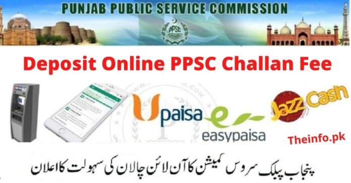 How to Deposit PPSC Challan Form Fee