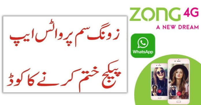 How To Unsubscribe Zong Whatsapp Package check with code