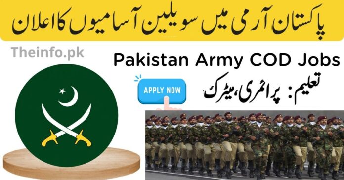 Pakistan Army Central Ordnance Depot Civilian Jobs 2022 application form download here