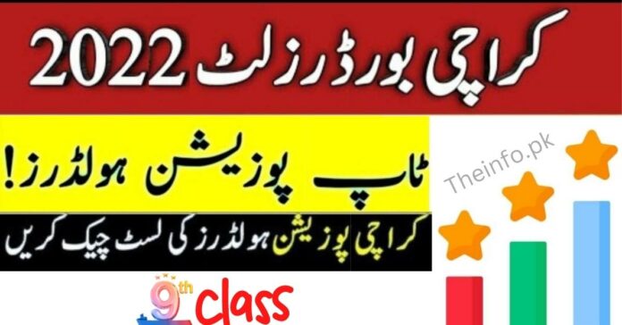 BISE Karachi 9Th Result 2022 SSC-I Top Position Holders with name