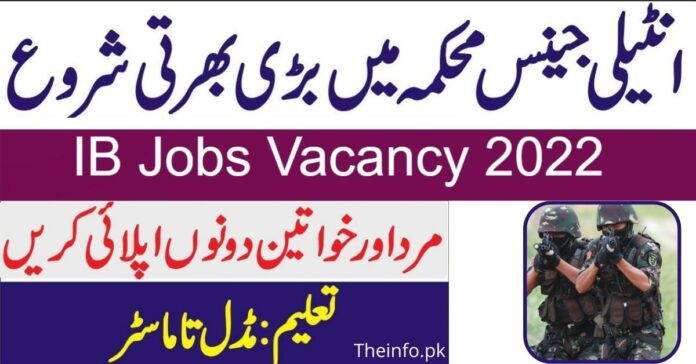 IB Jobs 2022 Advertisement Apply Now