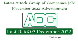 Attock Oil Refinery Jobs 2022
