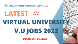 Virtual University Islamabad Jobs