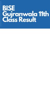 first year result 2022 gujranwala board