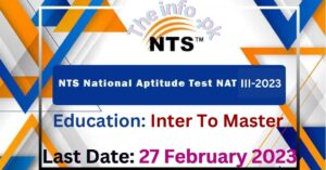 NTS National Aptitude Test Dates 2023 (NAT 2023-III)