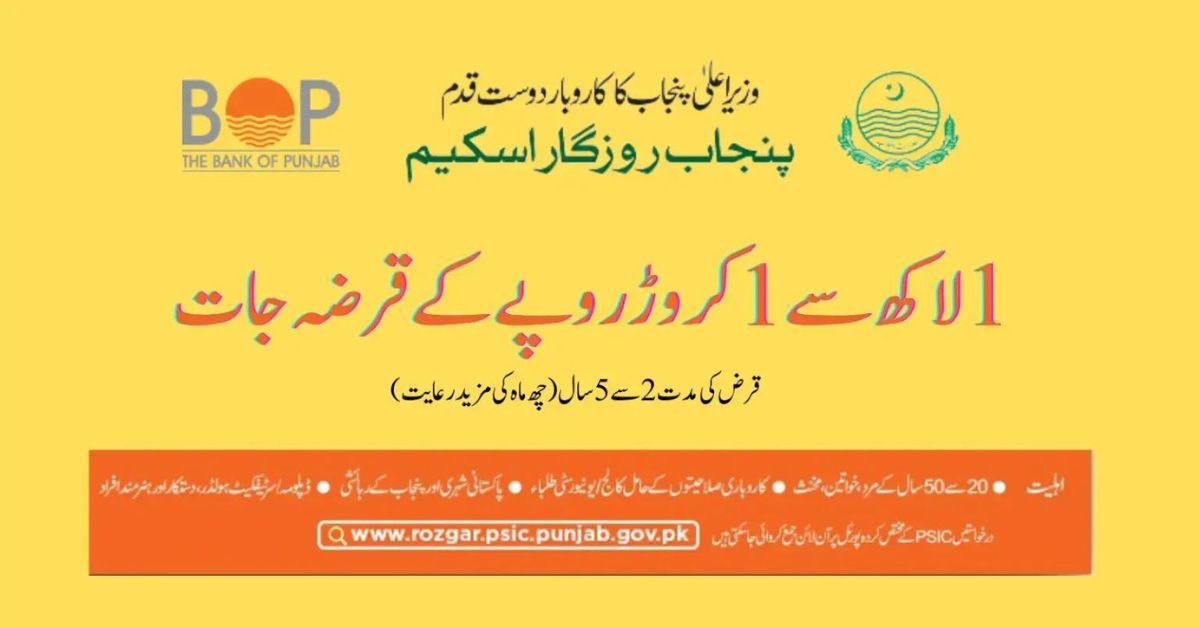 Govt of Punjab Rozgar Scheme