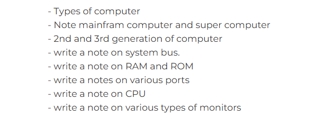 Important long questions in computer science